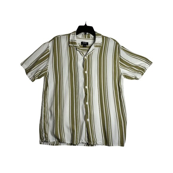 PULL & BEAR Updated Garments Soft Button Down Shirt Mens Large - Turkey - Picture 1 of 4